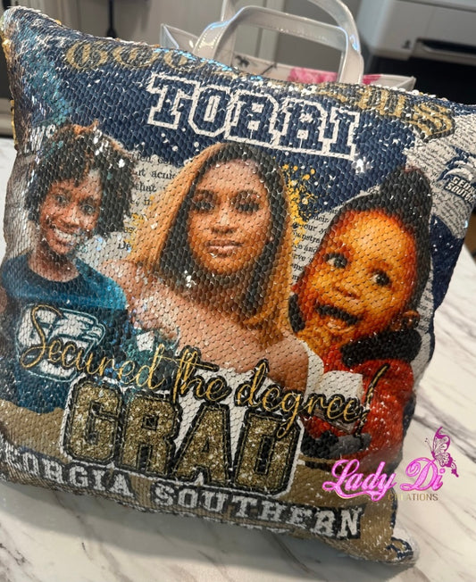 Custom Sequin Pillows