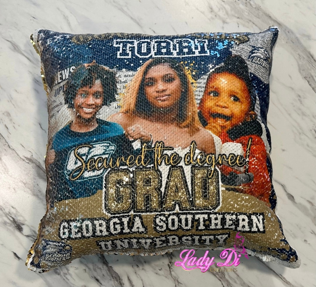 Custom Sequin Pillows